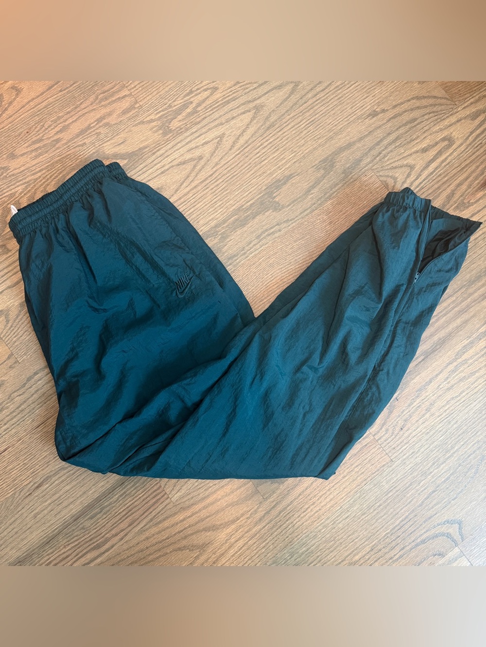 VTG Nike Air Champs Sports Windbreaker Pant Mens XL Nylon Zip Streetwear Y2K 90s